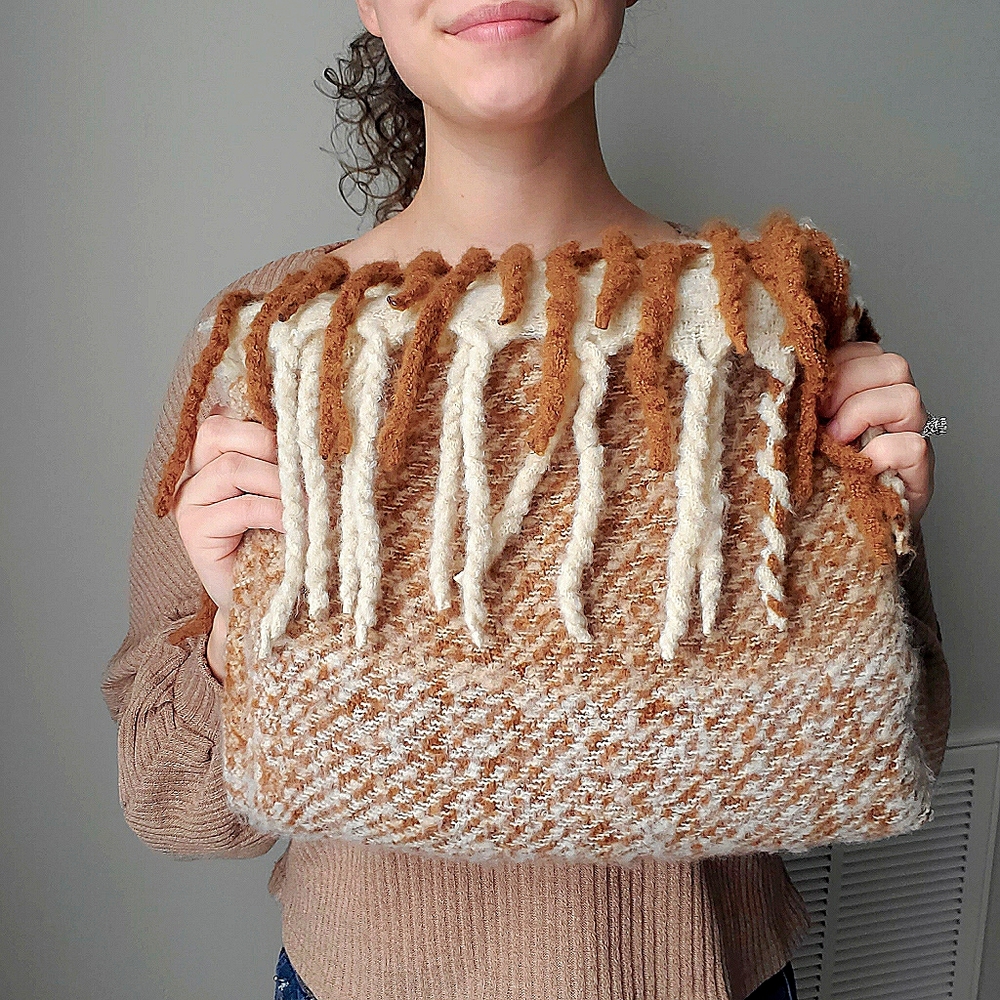 SOFT & COZY Scarf Boucle Earth Tone - Picture 10 of 12